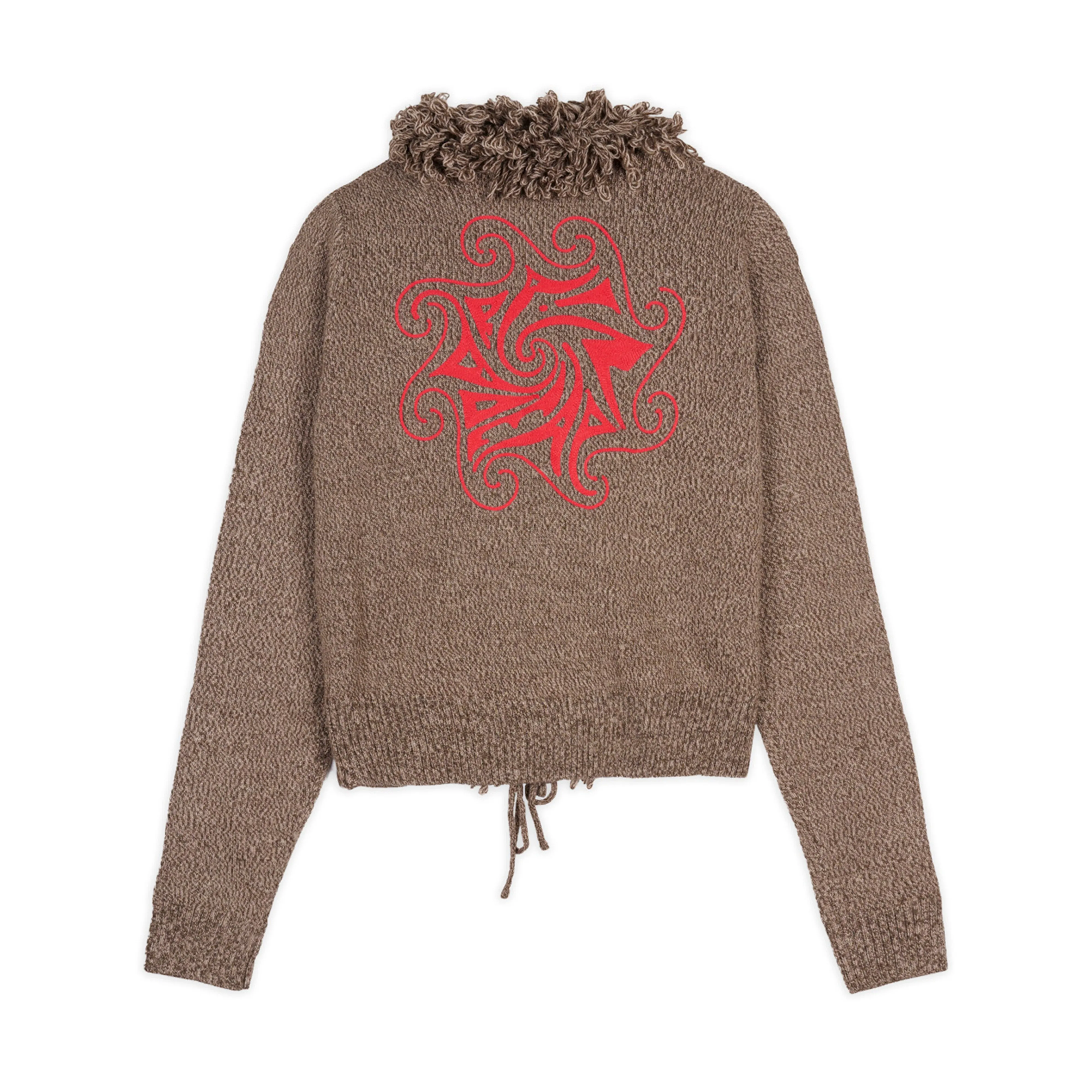 Brain Dead - Women's Marled Cardigan - (Clay)