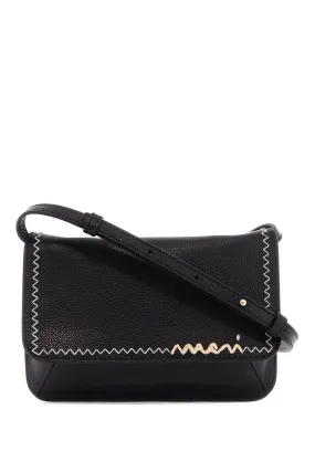 FLAP TRUNK SHOULDER BAG WITH