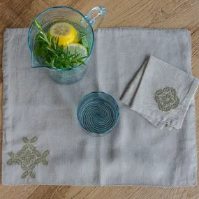 LINEN PLACEMATS POPPY