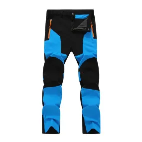 Men's Pants Breathable Waterproof Hiking Outdoor Climbing Thin Elasticity Quick Dry Trousers | S11111