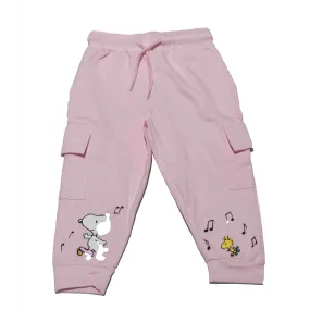 Pale Pink Print Track Pant